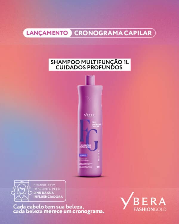 Shampoo Multifunção 1l Cuidados Profundos – Ybera Fashion Gold